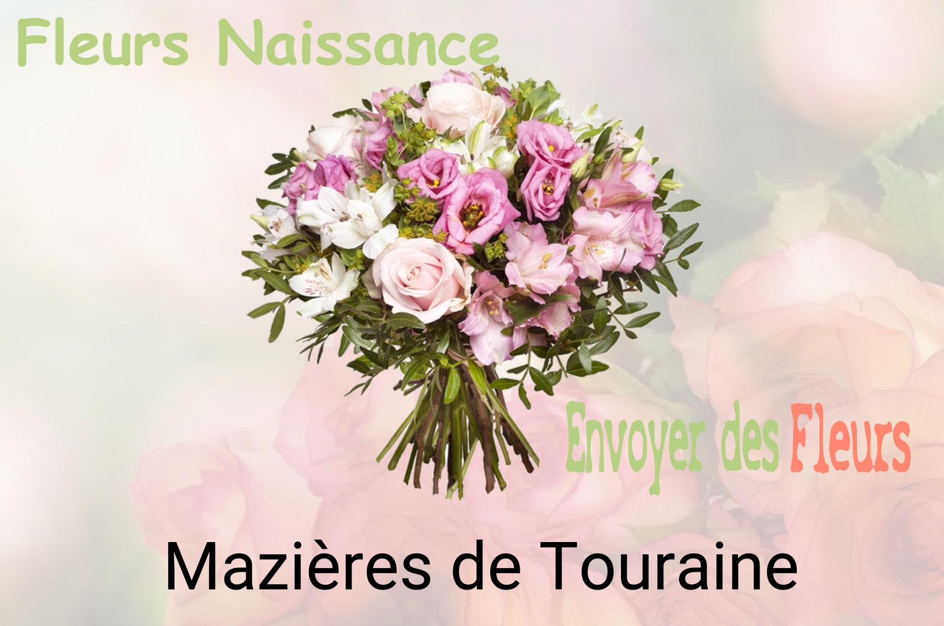 Bouquet de fleurs de naissance livré à Mazières-de-Touraine